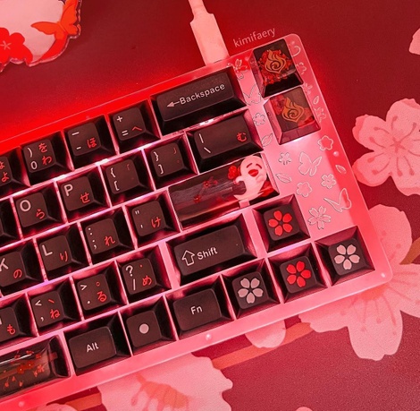 Hu Tao keycap set (Aerariu) 