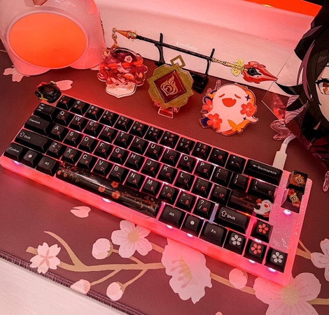 KBDFans DSA Ninja PBT Keycaps