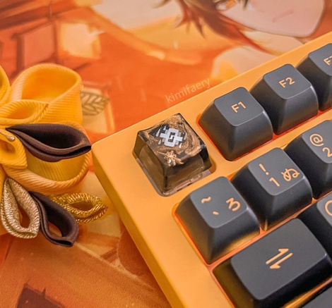 Zhongli Artisan Keycaps [hibiscus artisan]