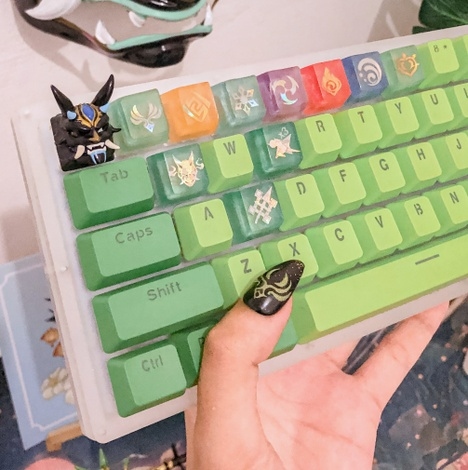 Xiao Skill Keycap set (Moonlight Creations PH)